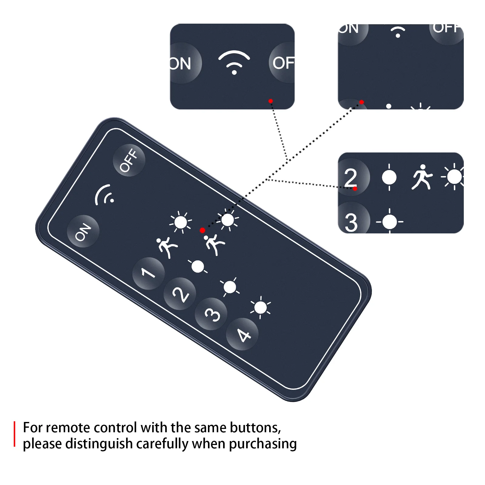 جهاز تحكم عن بعد جديد للأضواء الكاشفة بمستشعر الحركة الشمسية VENSSTNOR في الهواء الطلق #6