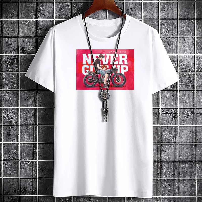 T Shirt for Men Shirts Graphic Tee Crossfit Printed T-shirt High Quality Y2k Clothing Large Men's T-shirt Harajuku Fashion