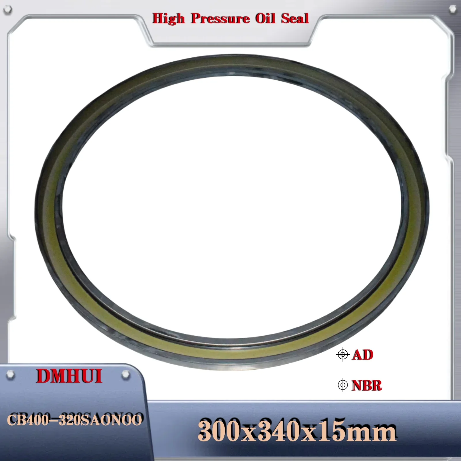 

300*340*15 For Hagglunds CB400-320SAONOO Hydraulic motor oil seal 300x340x15 Hydraulic Pump/Motor Rotary Shaft Seal