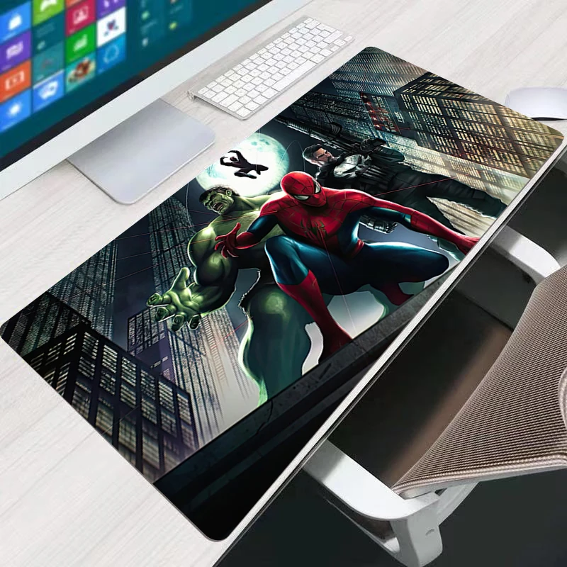 Mouse Pad Spider-Man Kawaii Gaming Accessories Notbook Computer Speed Mini Pc Gamer Keyboard Pad Desk Mat Mousepad