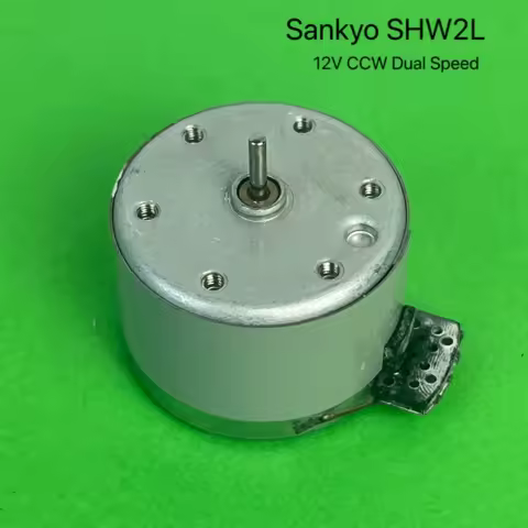 SHW2L 12V CCW Dual Speed DC Motor for Vintage Cassette Tape Deck Audio Player