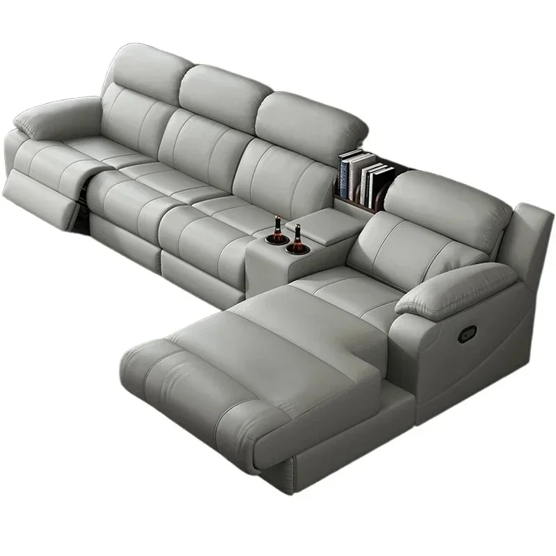 Large Multifunctional Living Room Sofa - Comfortable and Relaxing Puff Couch for Home Use