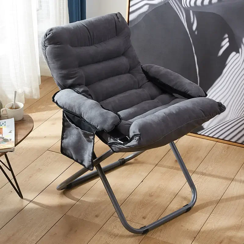 Household Lazy Sofa Chair Living Room With Armrests Leisure Lounge Chair Simple Foldable Single Rocking Chair With Headrest 2023