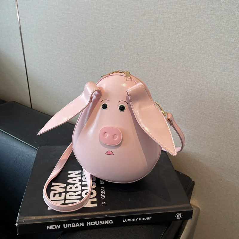 

Ins style cute girl crossbody bag cartoon funny creative commuting small square bag versatile travel mobile phone bag
