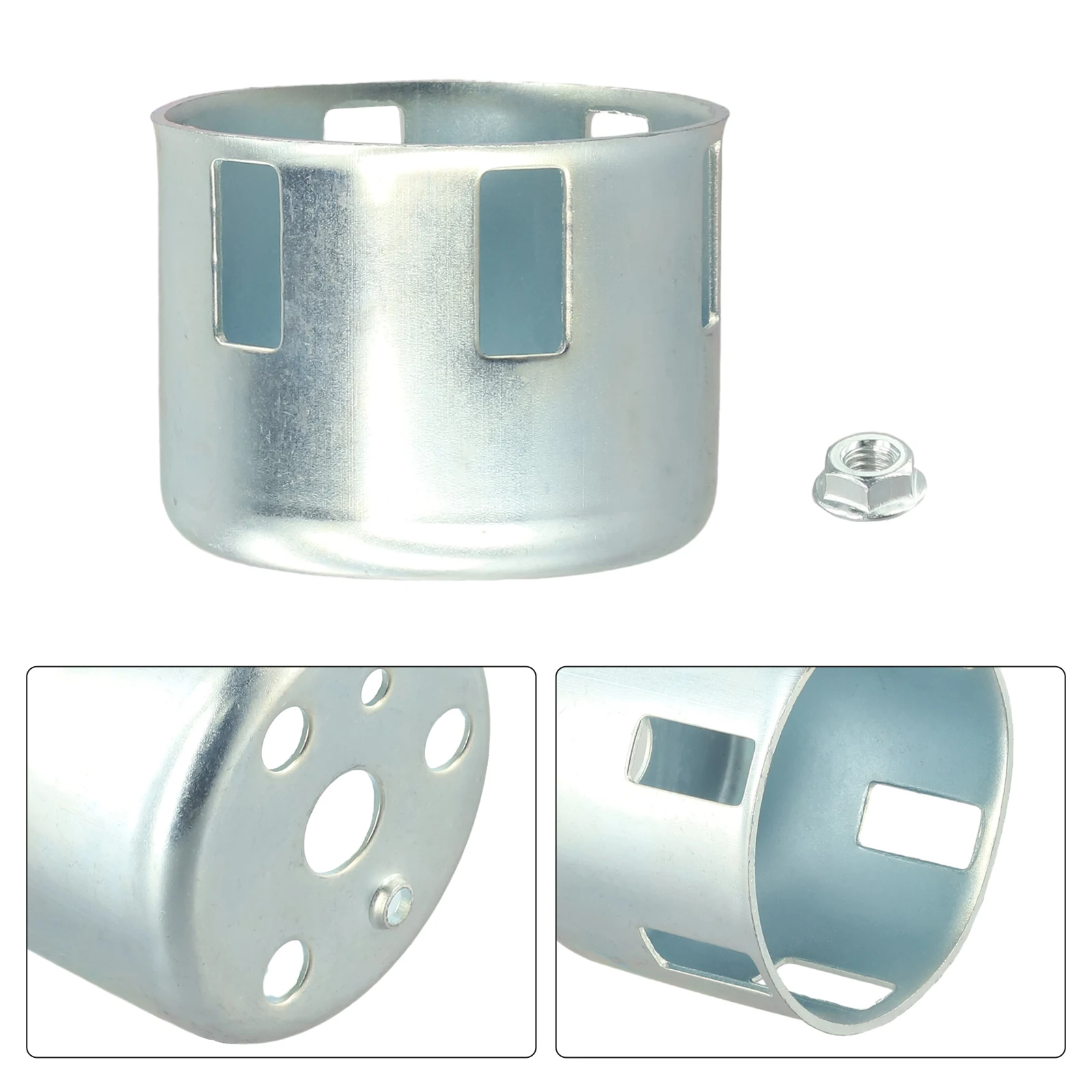 Recoil Starter Cup Flange Pulley Set For GX120 And For GX200 Engines Robust Metal Design For Enhanced Durability