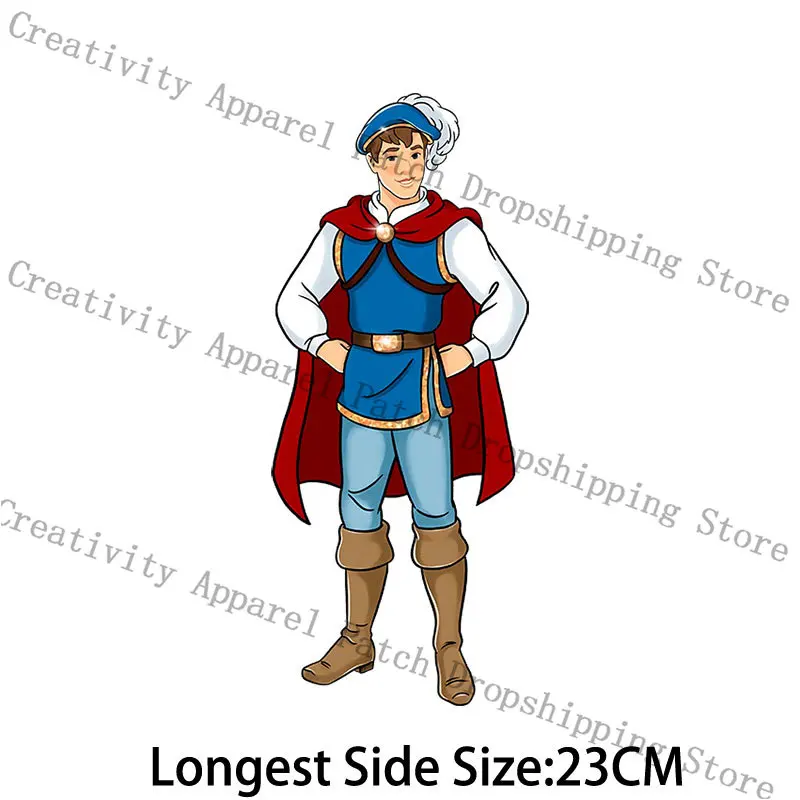 Disney Princess Snow White Fusible Patch for Clothing Iron on Transfers Heat Transfer Stickers DIY Clothes T-Shirt Accessory