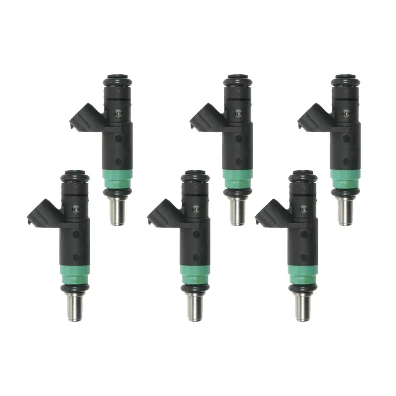 6Pcs Fuel Injector Nozzle For Audi A4 Quattro 2002~2006 A6 Quattro 2002~2004 3.0 V6 OE No.:06C133551 view 6