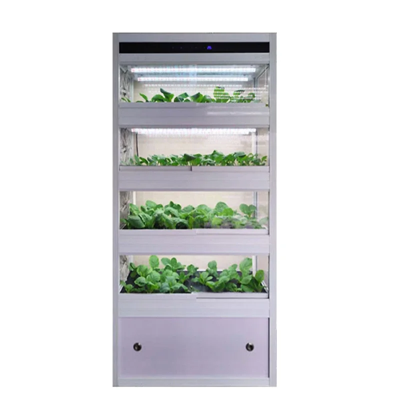 Hydroponic Herb Garden Indoor Hydroponics Cabinet Systems for strawberry tomatoes lettuce