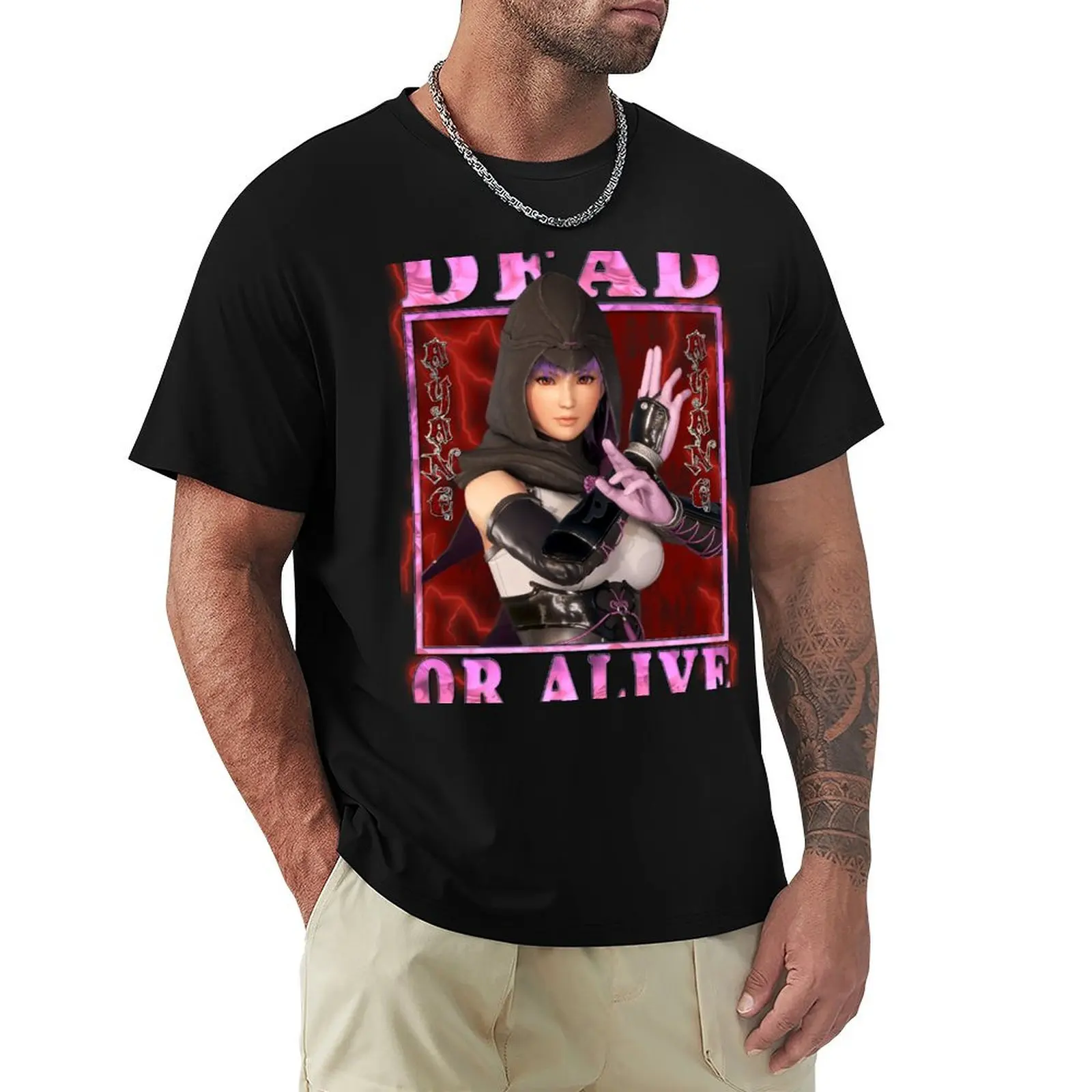 

Dead or Alive 6 - kunoichi Ayane DOA/DOA6 T-Shirt summer 2025 anime figures Men's t-shirts