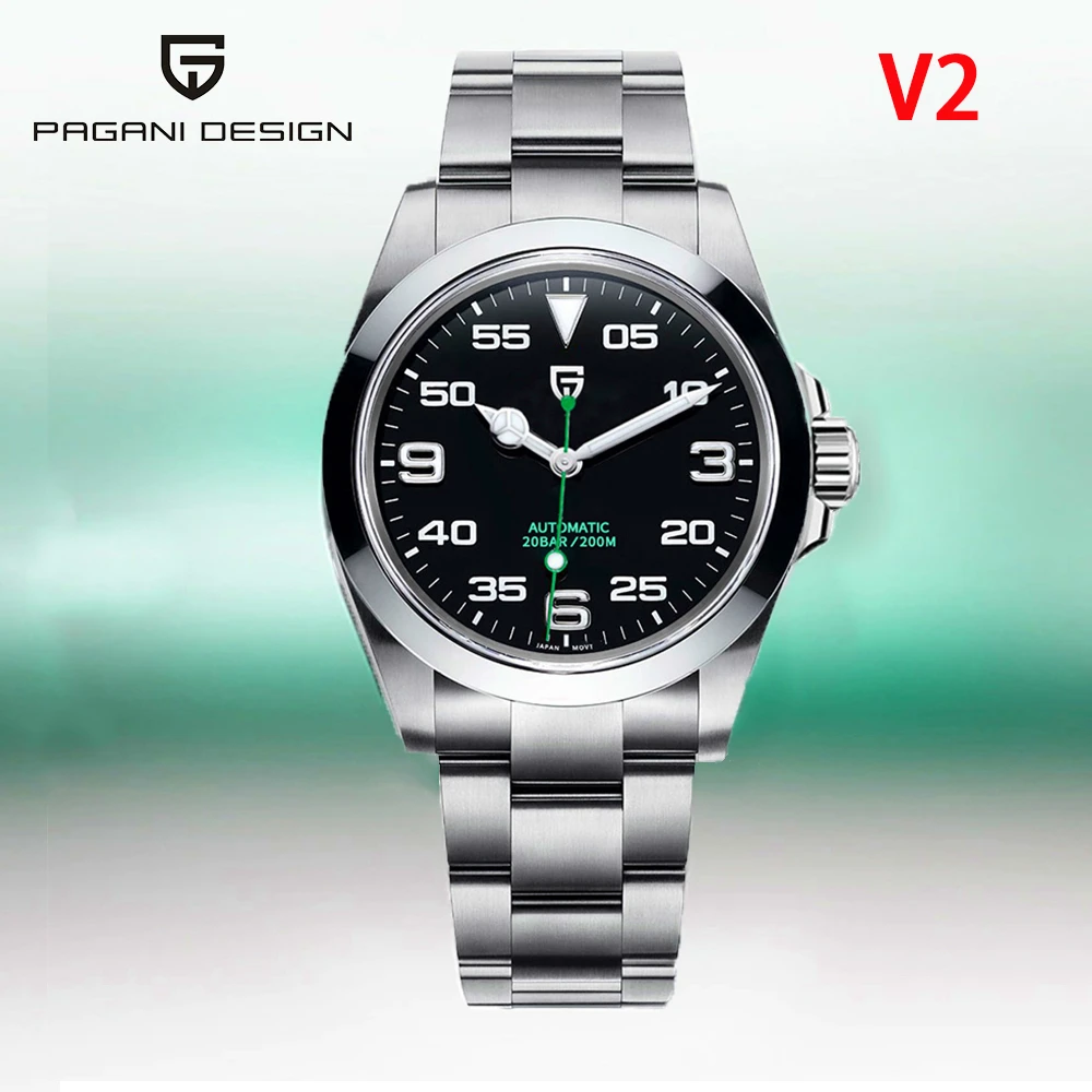 PAGANI DESIGN PD-1692 Men Mechanical Wristwatches Luxury Sapphire Glass AR Coated Automatic Watches 20bar Waterproof Watch Men