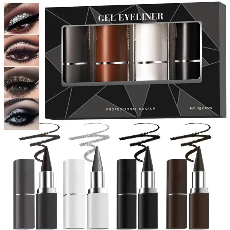 Quick Dry Liquid Eye Liner Waterproof Liquid Eye Liner Stylish Women Accessories Outdoor Travel Gear for Gathering Daily Life