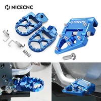 NICECNC para Yamaha YZ125 YZ250 1998-2023 YZ125X 2020-2023 YZ250X YZ250F WR250F reposapiés punta de palanca de Pedal de freno trasero