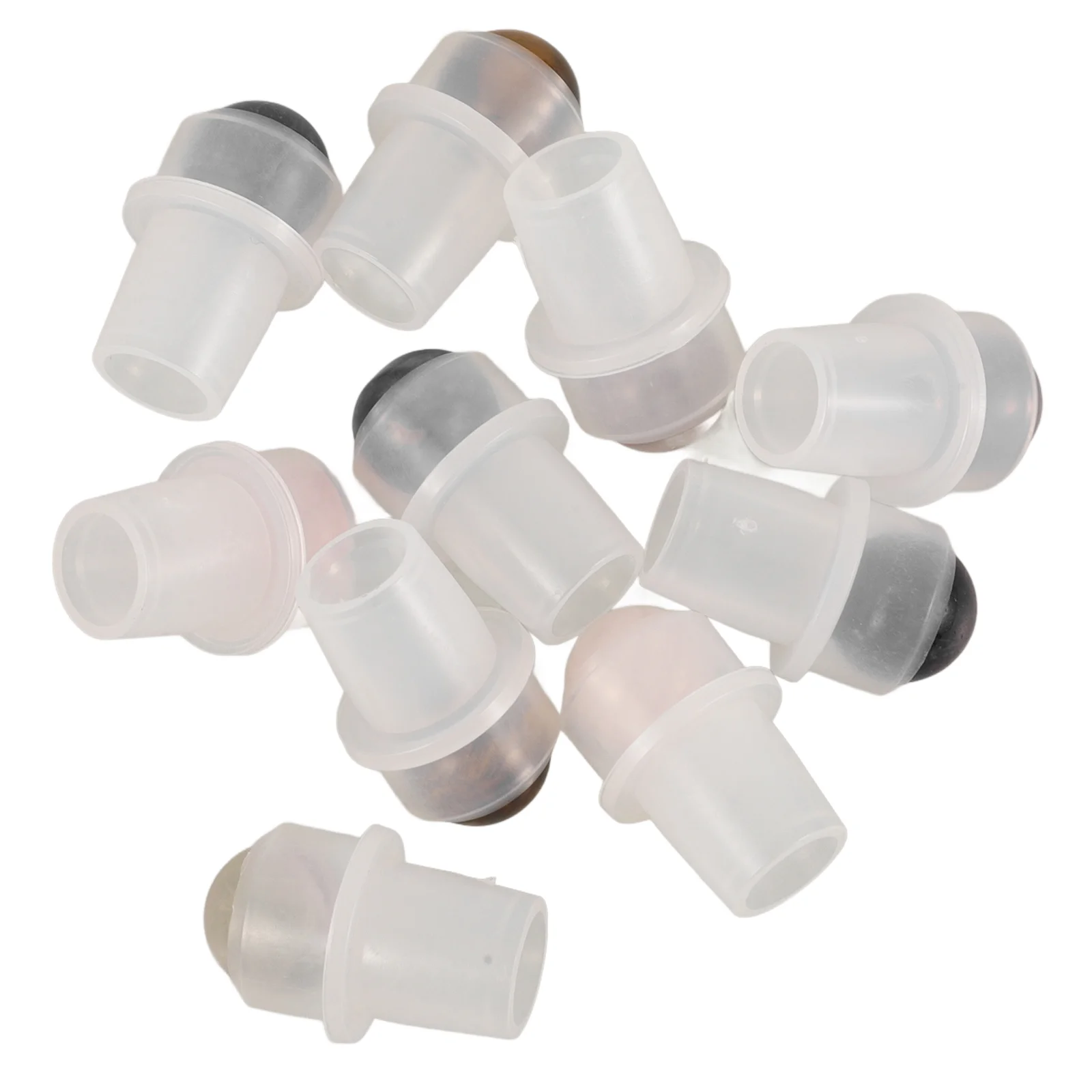 

10 Pcs Semi Precious Stones Roller Balls for Bottle Mouth Rollers Essential Oils Perfume Polished