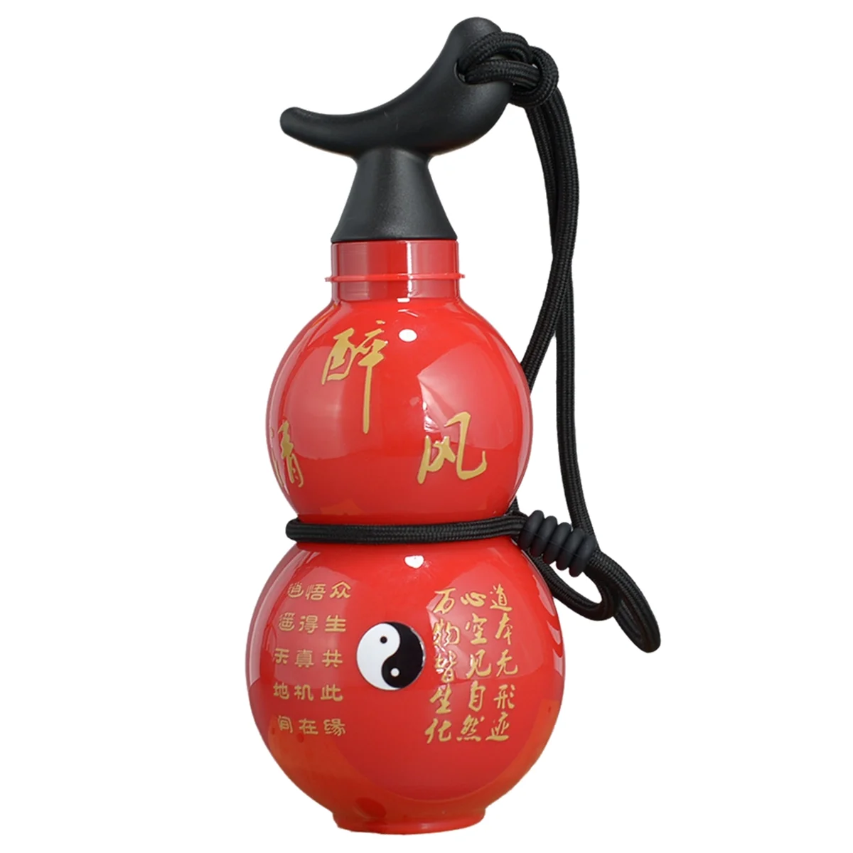 زجاجة مياه القرع A71P، زجاجة مياه الشرب العصرية، زجاجة مياه القرع الكلاسيكية للأبطال الصينيين القديم باللون الأحمر