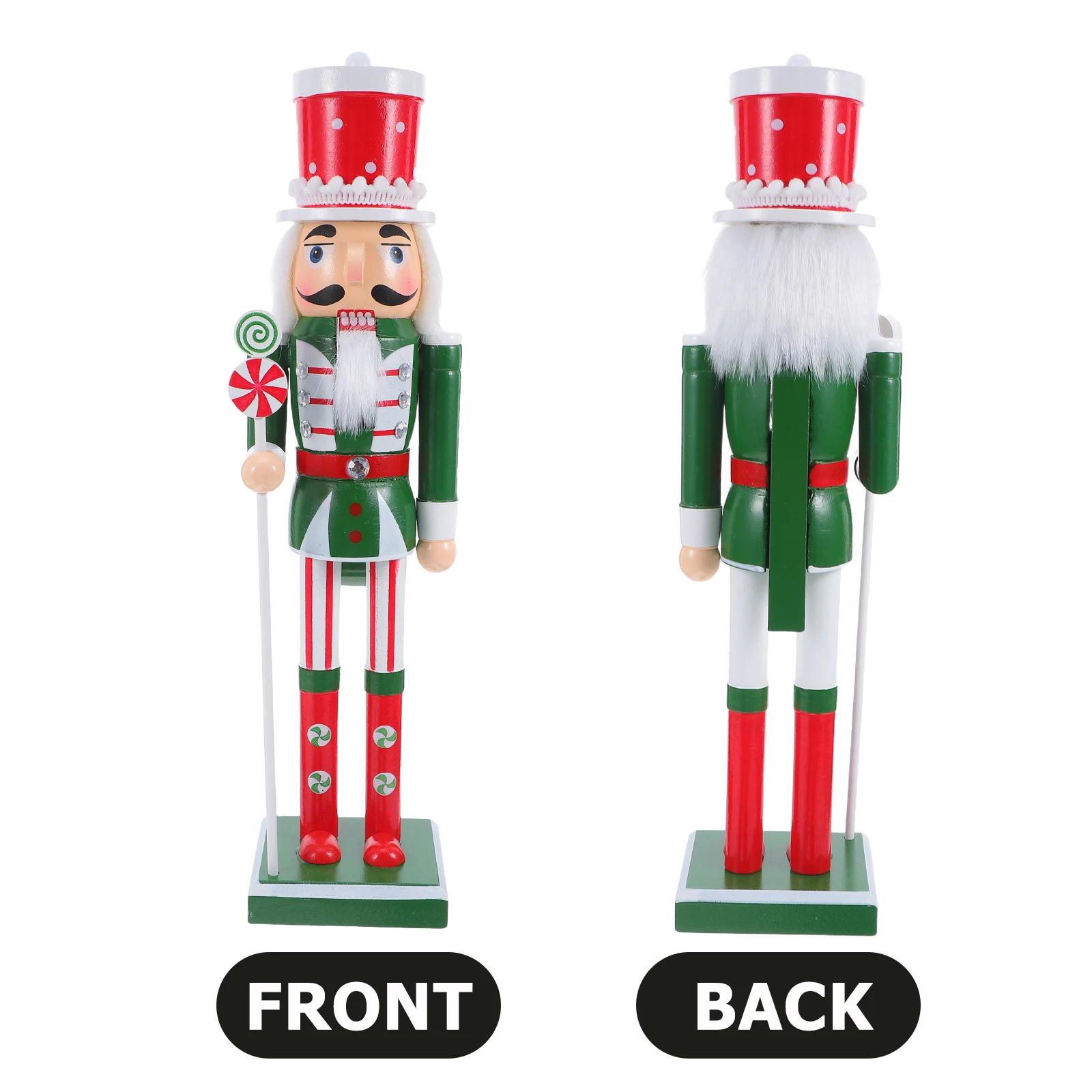 

Christmas Wooden Nutcracker Puppet Soldier Classic Wood Nutcracker Holiday Table Centerpiece Xmas Decoration Nutcrackers Decor