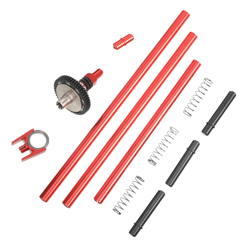 1 peça de aço 1/10 engrenagem para senton 3s rc peça de carro rc acessórios peças de reposição peça de atualização rc hop-ups preto