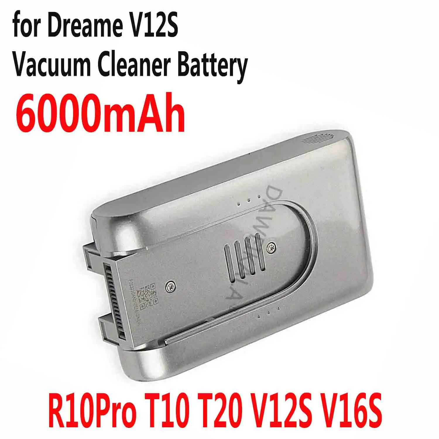 

Сменный аккумулятор для Xiaomi 6000 мАч для беспроводного пылесоса Dreame T30 R20, перезаряжаемый съемный беспроводной дополнительный аккумулятор