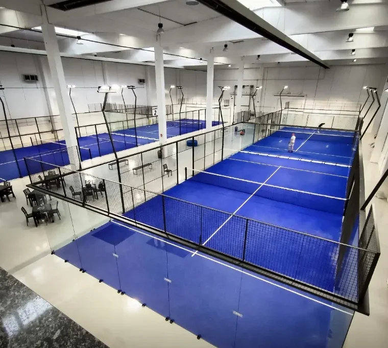 Indoor Hot-dip Galvanized Outdoor Paddle Tennis Artificial Turf For Padel Tennis Court