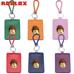 Game Roblox Card Holder Documents Card Cover Cartoon Kawaii Traffic Protect Case Student Pendant Boy Storage Bag Festival Gift