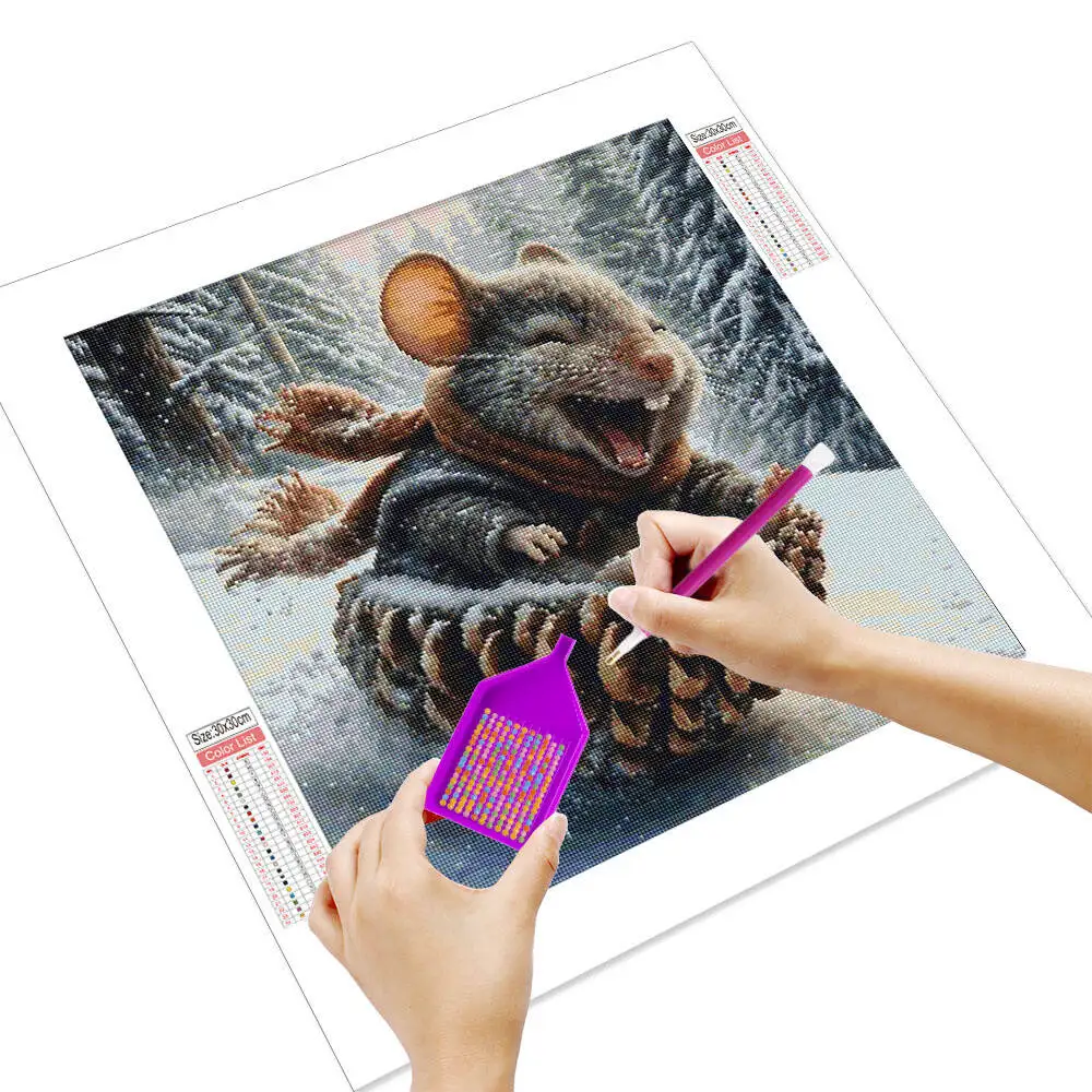 لوحة ماسية خماسية دي من ديزني ، فقاعات غرزة كرتونية ، مجموعة فسيفساء كاملة ، ديكور غرفة أطفال لطيف ، هدية ، وصول جديد