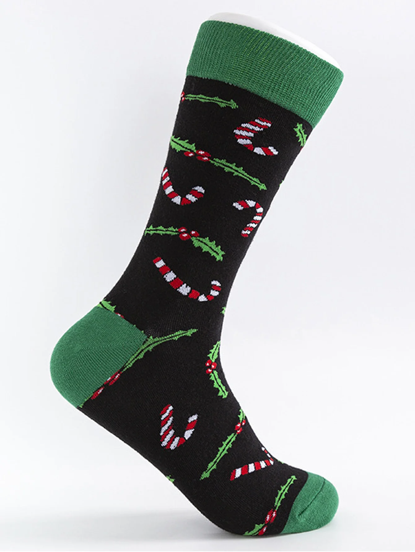 A Pair Christmas Socks Women Men\'s Socks New Year Personality Mid-tube Christmas Socks Christmas Cotton Socks