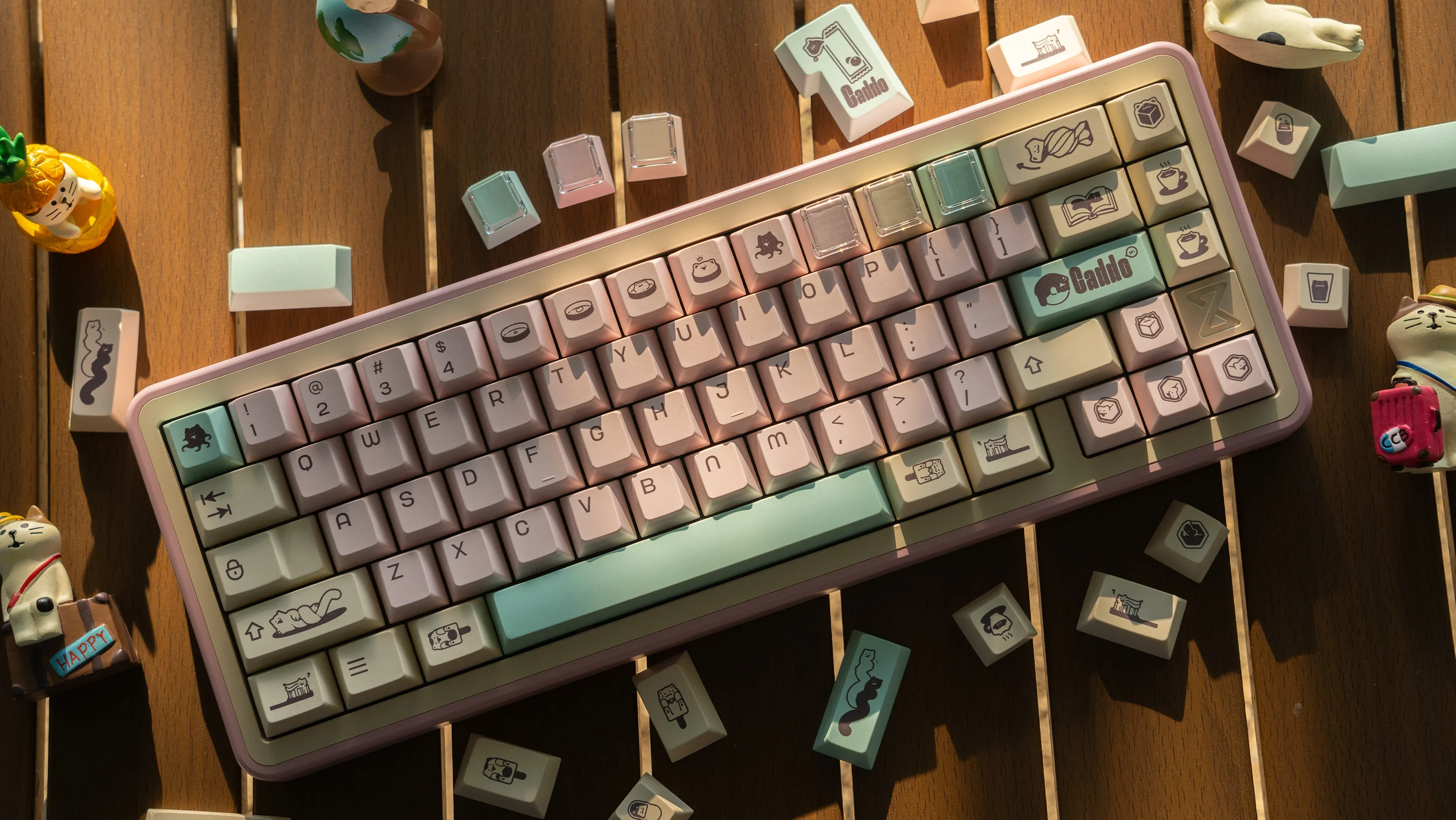 Originele, in de fabriek hoog gesublimeerde keycaps