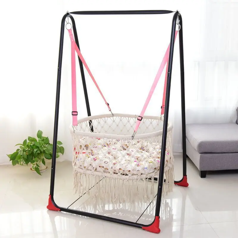 

Baby cradle Baby cradle Baby hammock Baby cradle Handmade cotton thread weaving 0-2 years old