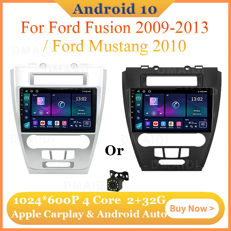 

Автомобильная Мультимедийная система для Ford Fusion Mustang 2009-2013, Android 10