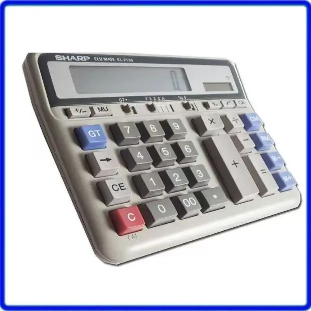 EL-2135 Sharp Computer Large Button Calculator Bank Financial Accounting Special Large Desktop Office Business Calculadoras