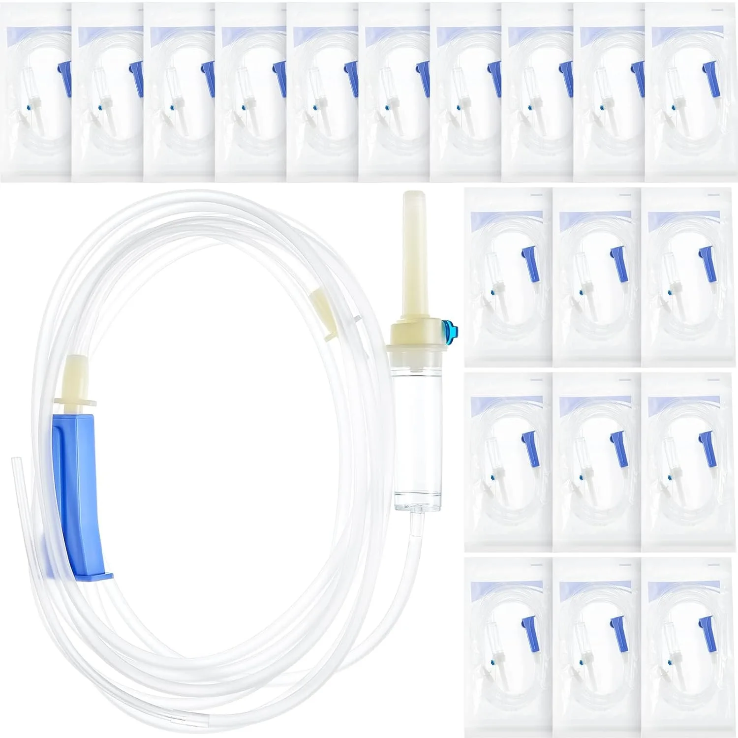 1 Pack Dental Implant Irrigation Tubing, Dental Implant Dental Disposable Irrigation Tubes for W&H, Sterile Packaged Tubing