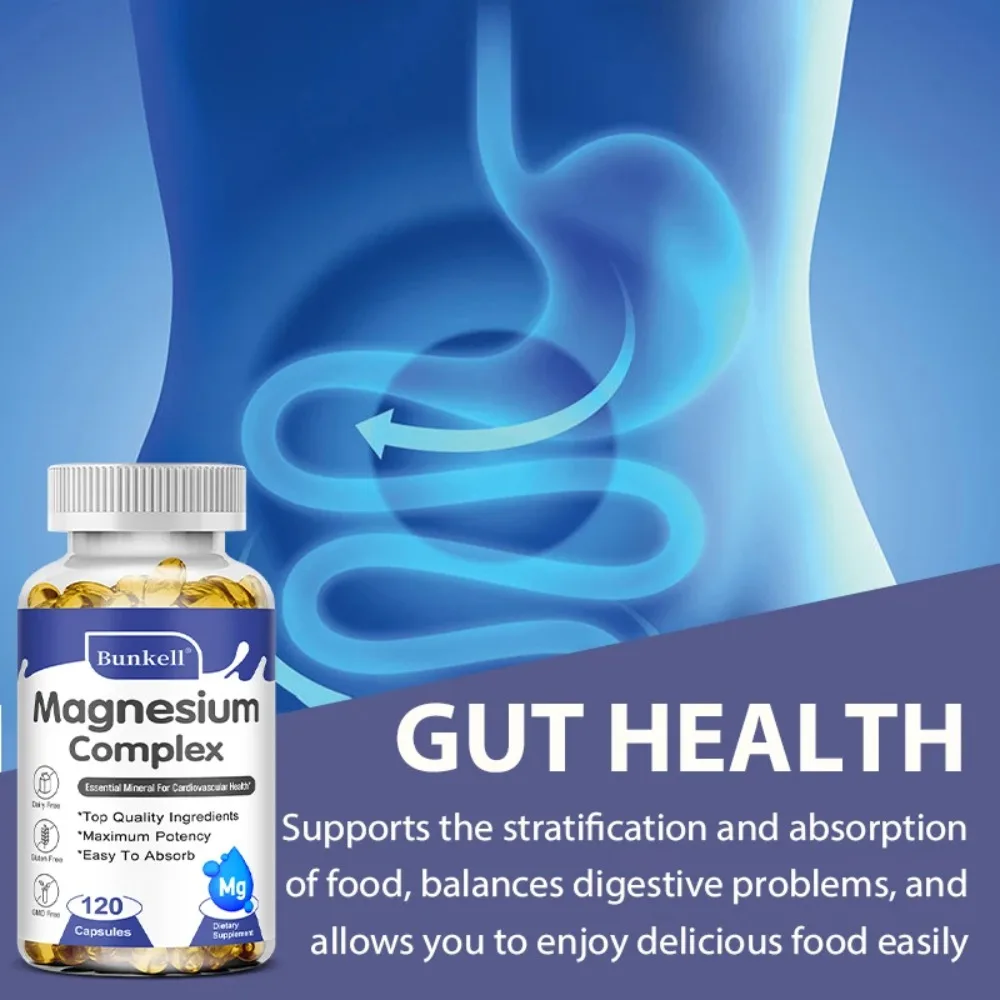Magnesium Glycinate - Nerves System, Sleep Quality Support, Reduce Stress, and Promote Healthy Sleep, Muscle Growth
