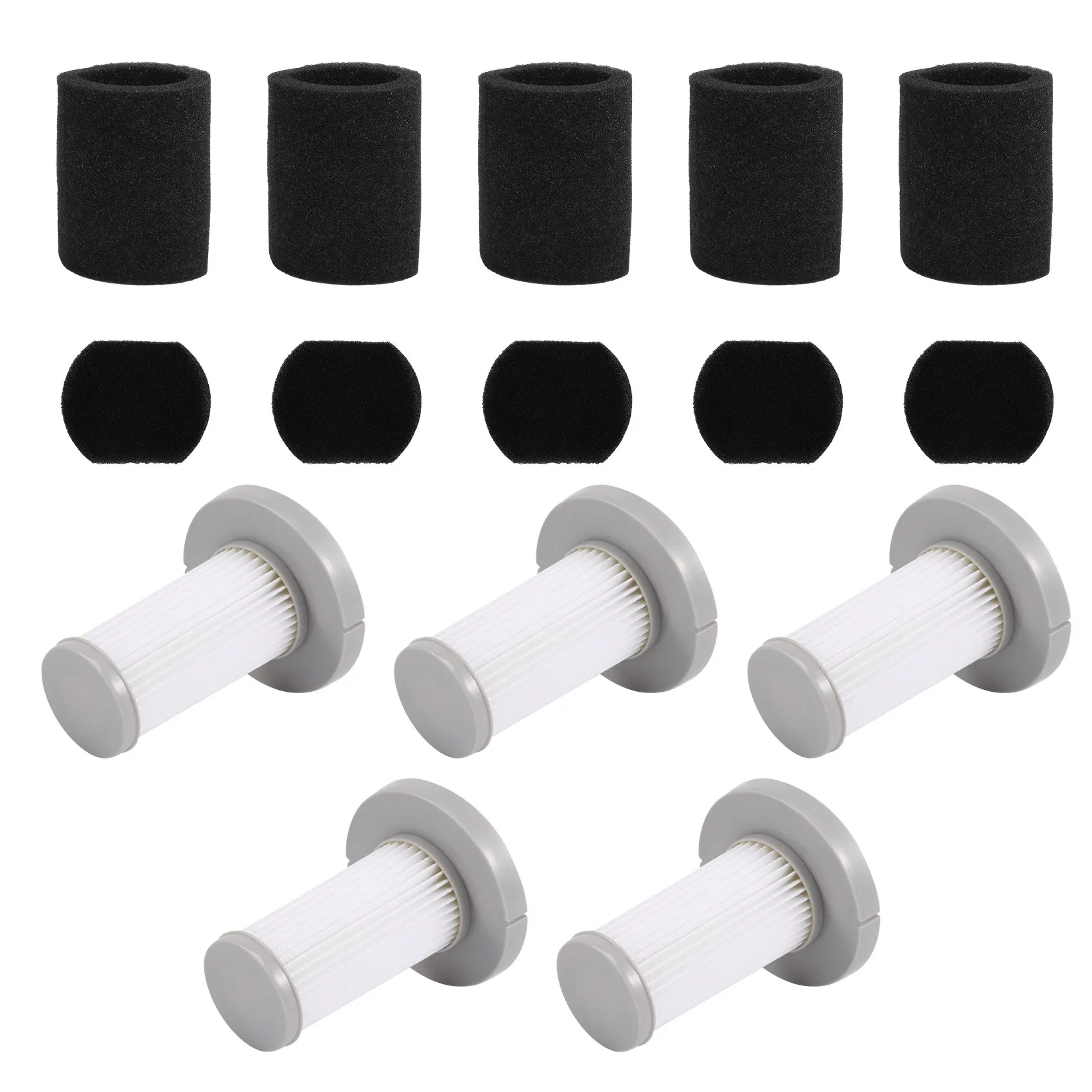 Kit Filter spons penyaring Hepa penyedot debu genggam untuk Aksesori suku cadang vakum Deerma DX700 DX700S