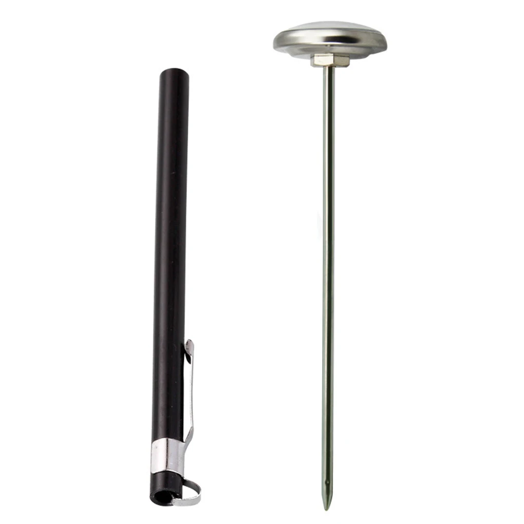 1pc Sonda de Aço Inoxidável Termômetro Leitura Instantânea Cozinha Alimentos Cozinhar Leite Café Carne CHURRASCO Temperatura Tester Cozinha