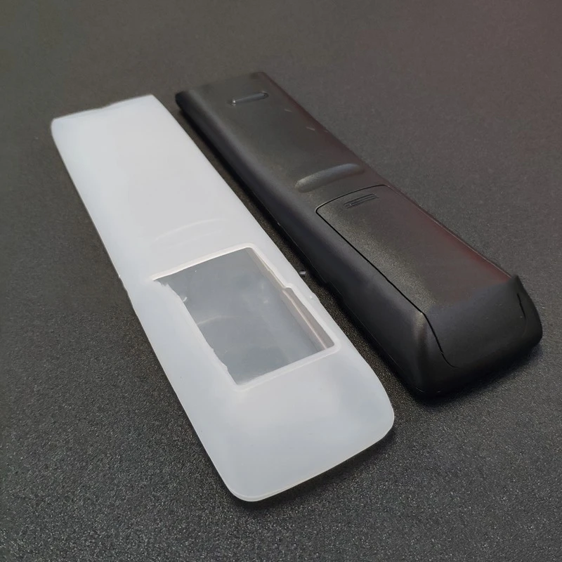 1pcs Durable Soft Silicone TV Remote Control Covers Transparent Dustproof Remote Controller Protective Case 20*5*1.7cm