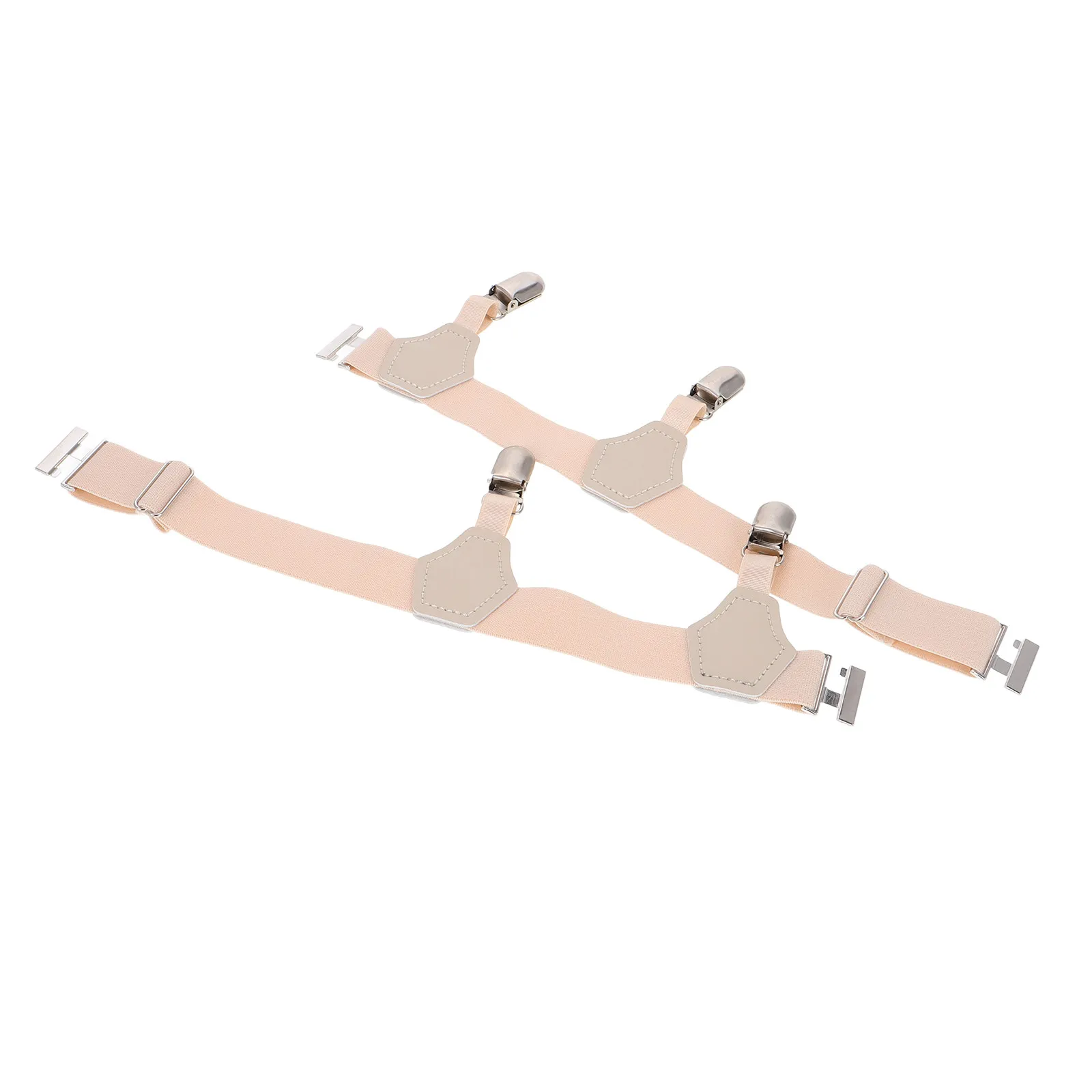 

2Pcs Sock Garters for Men Non-Slip Garter Straps Lightweight Comfort Fit Shirt Cuff Holder Sock Braces Hockey Skating