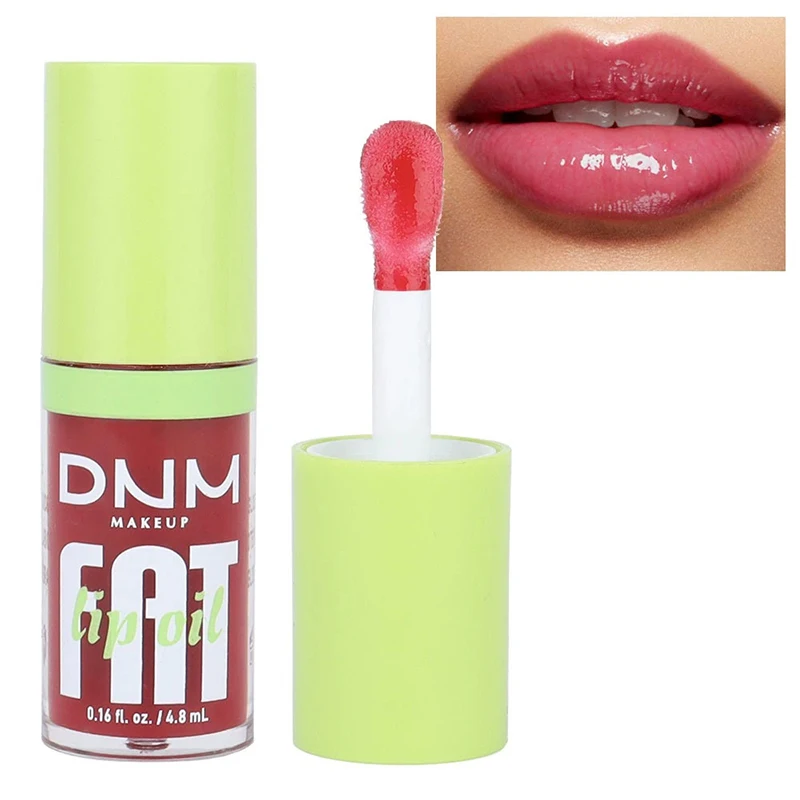 1Pc Waterproof Long-Lasting Lip Gloss – Green Packaging Non-Stick Cup, Non-Fading Moisturizing Lip Cosmetics