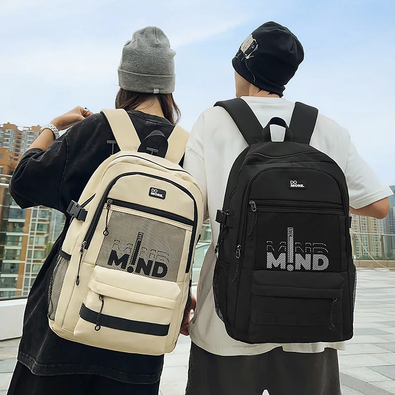 

Рюкзак, повседневная школьная сумка, уличная дорожная сумка для альпинизма, сумка для пары, рюкзак большой емкости, студенческая нейлоновая школьная сумка