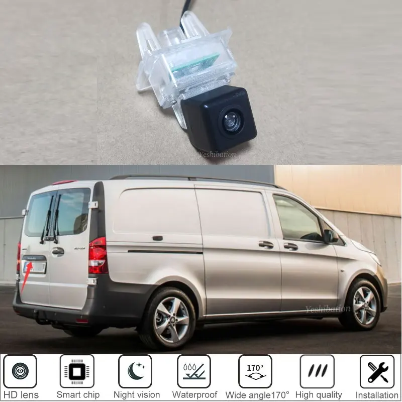 Car Rear View Camera For Mercedes Benz Viano Vito Valente Metris W447 2015~2018 Reversing Camera / High Quality Back Up Camera