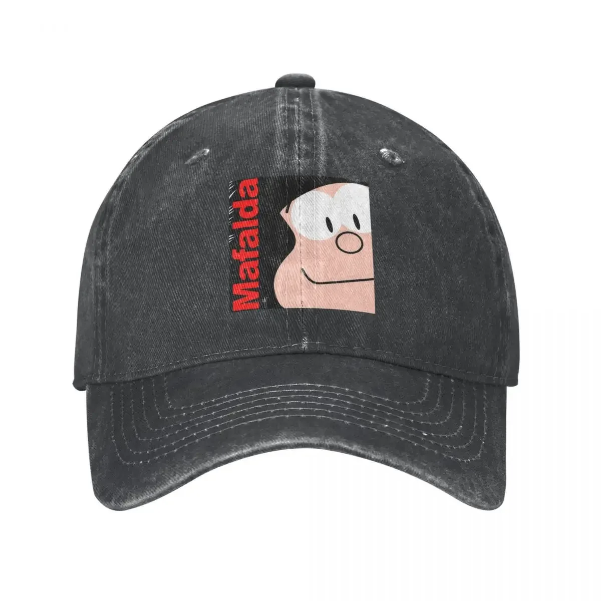 Vintage Mafalda Comics Human Baseball Caps for Men Women Distressed Denim Washed Sun Cap Cartoon Outdoor Workouts Caps Hat