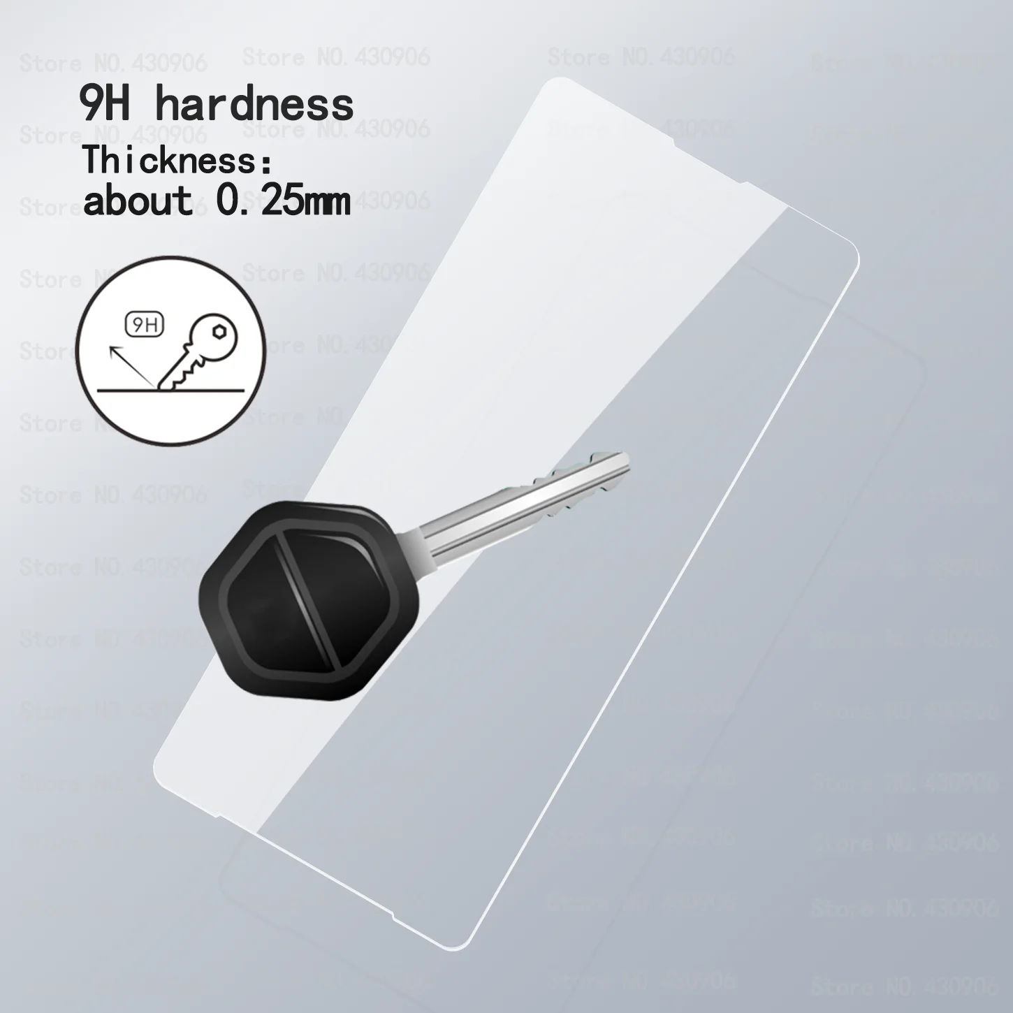 Für Sony Xperia 1 VIII Displayschutzfolie, hochwertige transparente Hartglasfolie 2.5D 9H – Detail 1