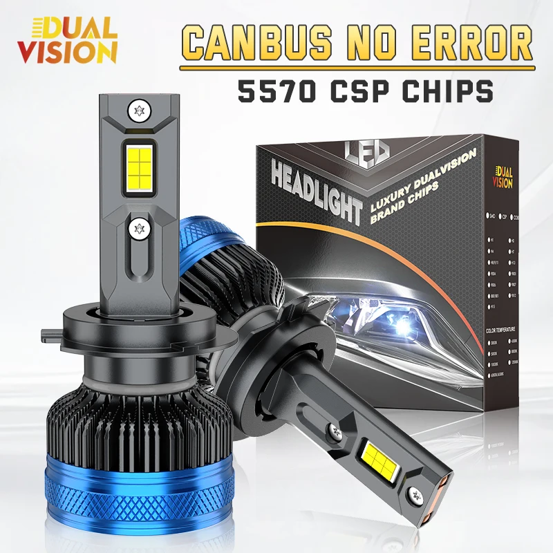 

Dualvision K5C Super Mini H4 H7 H11 LED 300W 30000LM Headlight Lamp H1 HB3 HB4 9005 9006 Auto Fog Lights Replacement Kit 2PCS