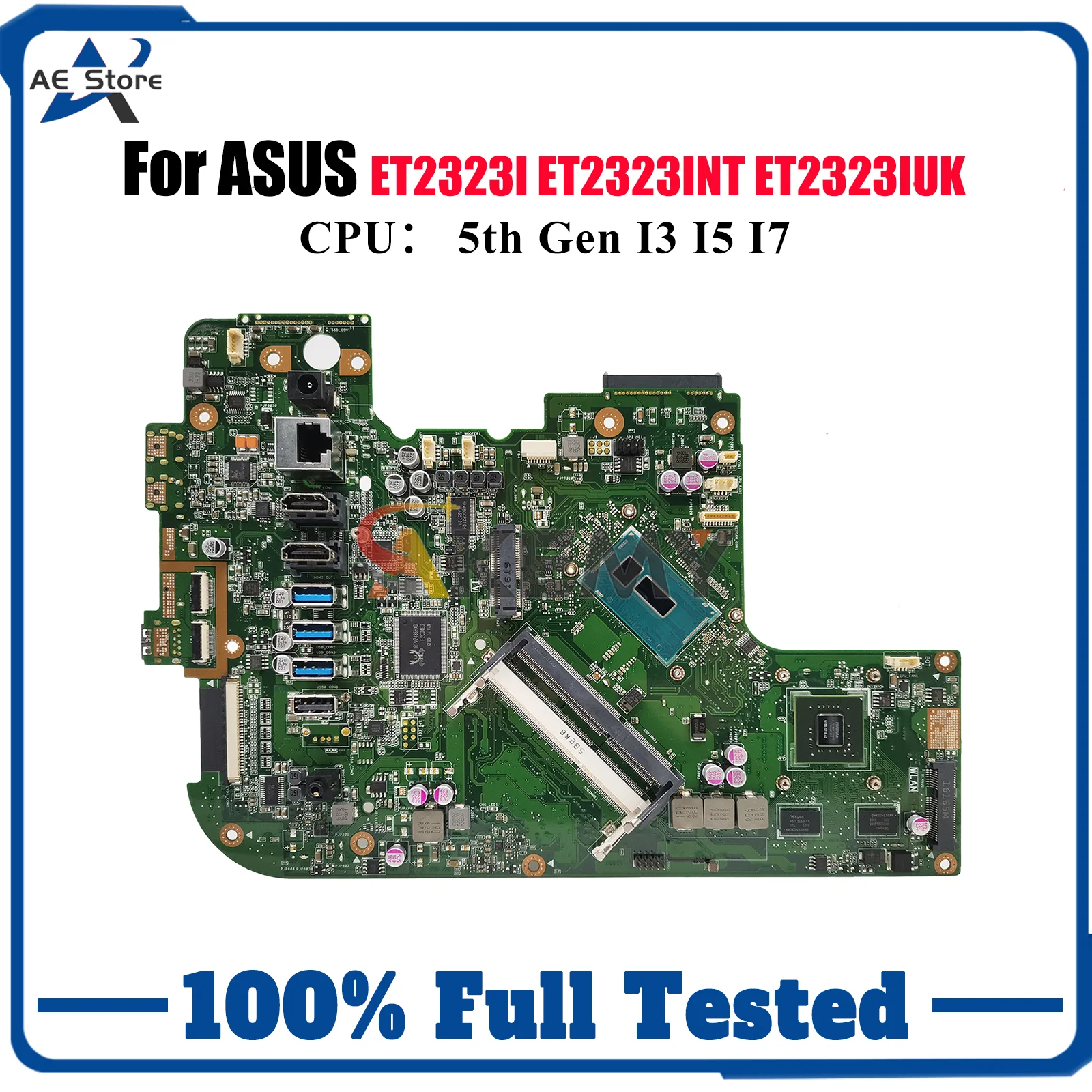 

ET2323I Laptop Motherboard For ASUS AIO ET2323 ET2323INT ET2323IUK ET2323IUT Mainboard With I3 I5 I7 CPU 100% tests OK fast ship
