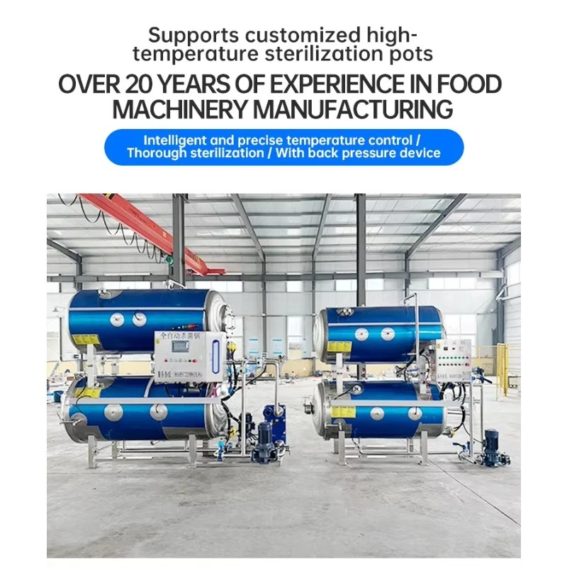 New Autoclave Equipment for Sterilizing Bacteria in Canned Food and Meat to Extend Shelf Life Customized