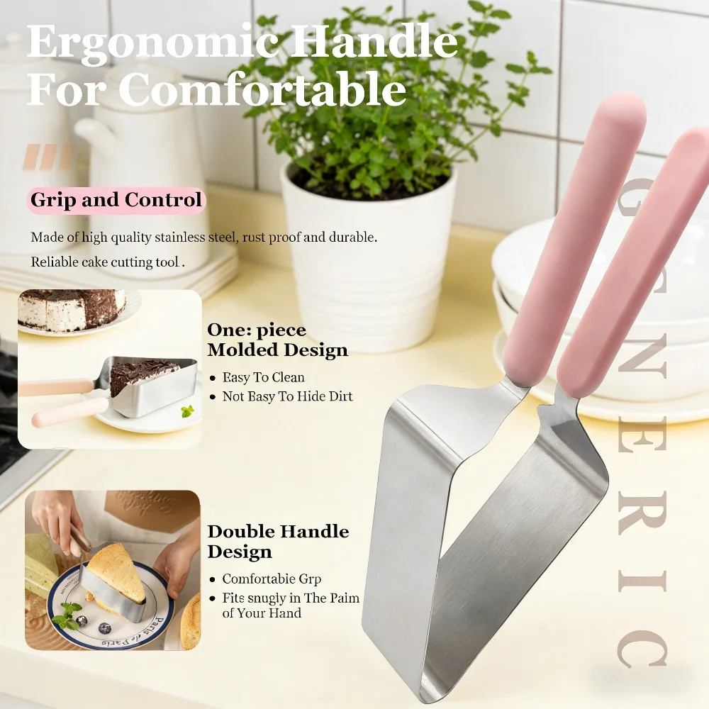 

1 шт. профессиональная формочка для торта из нержавеющей стали, сверхпрочная устойчивая к ржавчине двойная нескользящая ручка для свадьбы, дня рождения