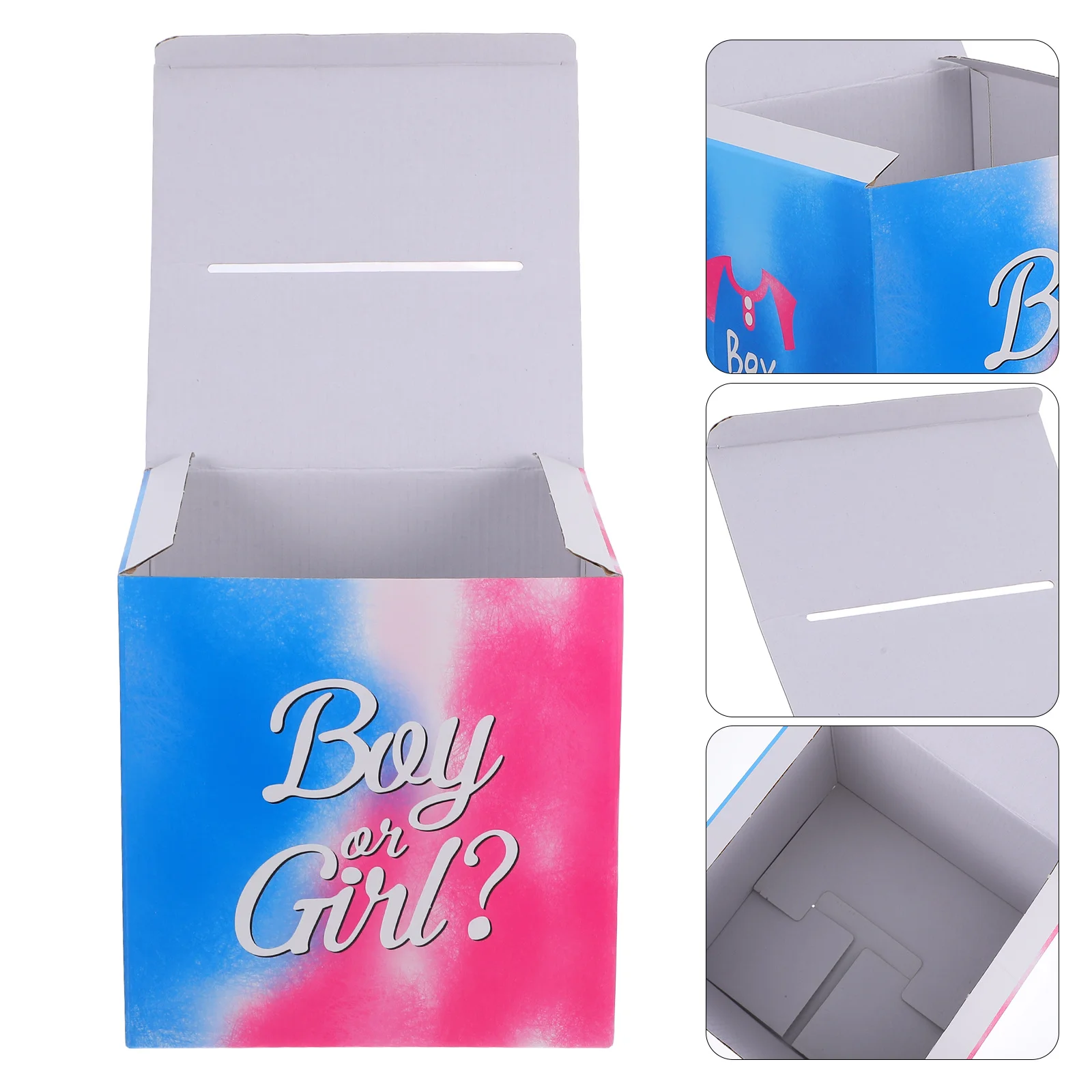 61 قطعة ألعاب الحفلات تكشف الجنس صندوق التصويت بطاقات الاقتراع زينة متعة التفاعلية للضيوف الجنس تكشف دبابيس صبي أو فتاة