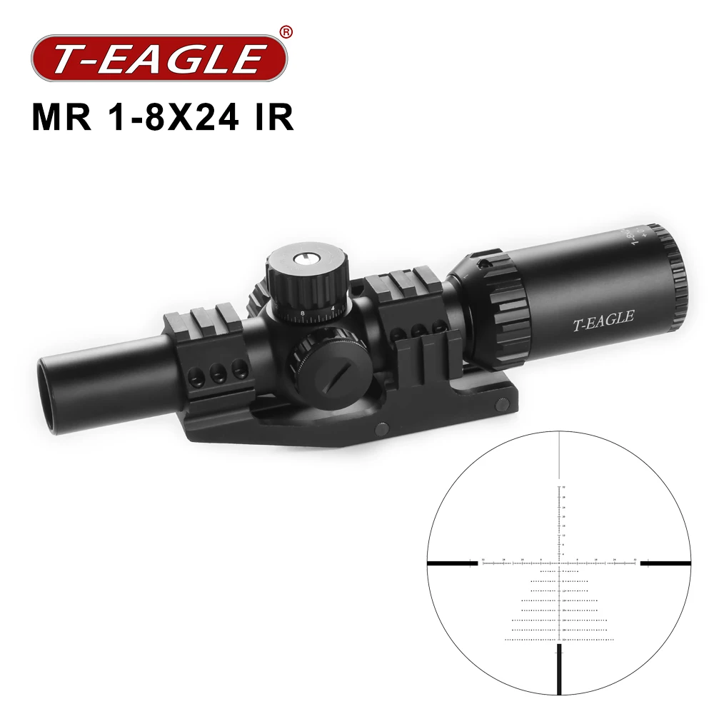

T-EAGLE MR 1-8 X24 IR Tactical Riflescope - Optical Collimator Air Gun Sight for Hunting