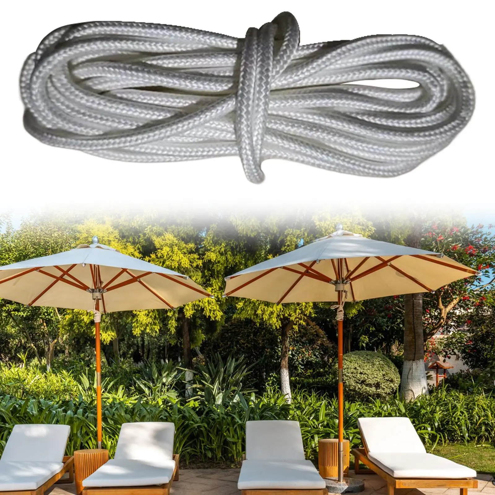 

Patio Umbrella Cord Parts Patio Umbrella Cord Line for Courtyard Picnic Deck