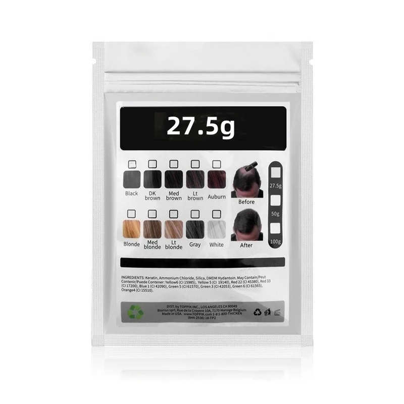 

27,5 г порошки для роста волос, кератиновый аппликатор, волокна для наращивания волос, распылительный насос, продукты для роста волос, пудра для волос, оптовая продажа