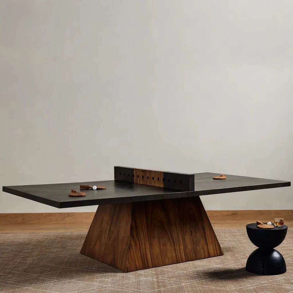 Modern Customized Wood Ping Pong Table Contemporary Indoor Table Tennis Table with Standard for Size Eco-Friendly Durable