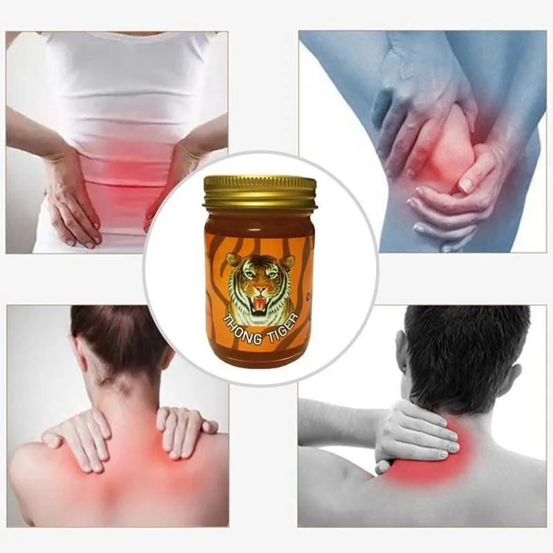 50g 100% Thai Tiger Balm Ointment Medical Plaster Joint Arthritis Rheumatic Pain Patch Red Tiger Balm Cream